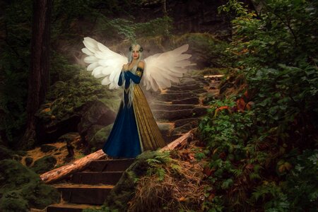 Wing woman fantasy photo