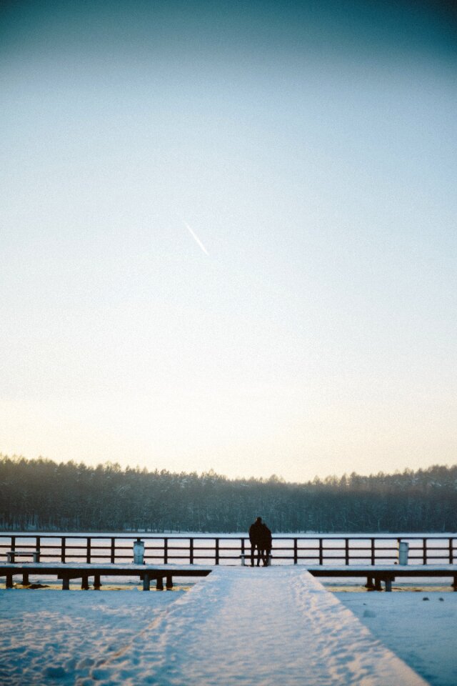 Bridge couple girl