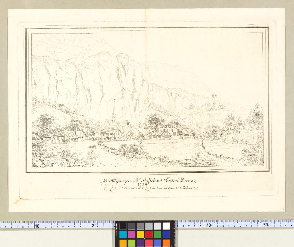 CH-NB - Grafiken Orts- und Landschaftsansichten - GS-GRAF-ANSI-BE-2228