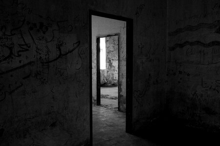 Door mystery shadow photo