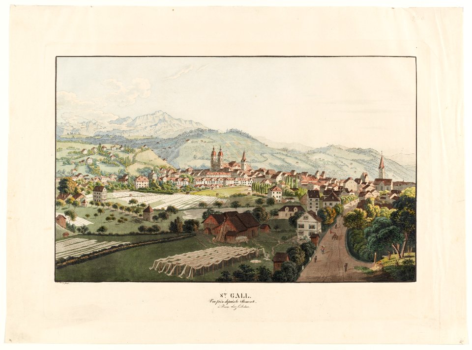 CH-NB - Grafiken Orts- und Landschaftsansichten - GS-GRAF-ANSI-SG-38