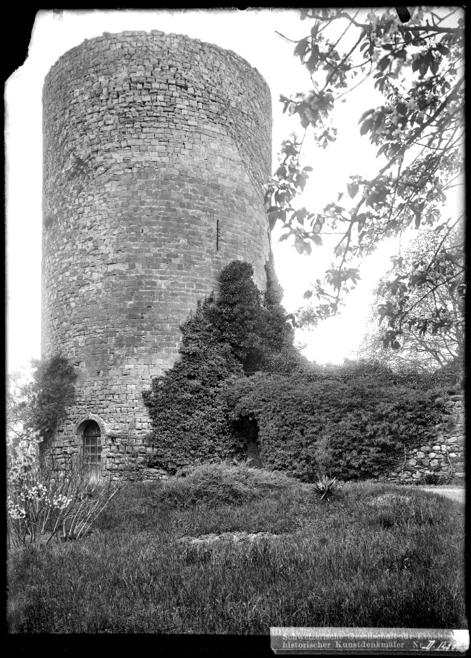 CH-NB - Hermance, Château, Tour, vue partielle - Collection Max van Berchem - EAD-8760