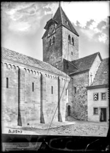 CH-NB - Grandson, Église Saint-Jean, vue partielle - Collection Max van Berchem - EAD-9438