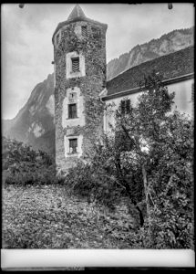 CH-NB - Igis, Schloss Marschlins, Tour, vue partielle - Collection Max van Berchem - EAD-7044