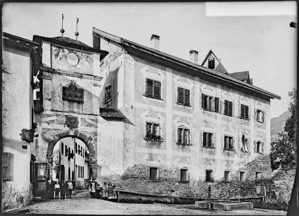 CH-NB - Ilanz, Stadttor, vue partielle - Collection Max van Berchem - EAD-7036