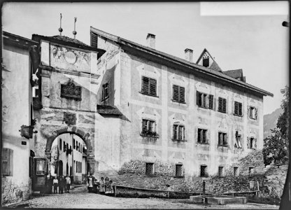 CH-NB - Ilanz, Stadttor, vue partielle - Collection Max van Berchem - EAD-7036