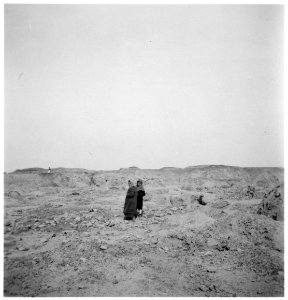 CH-NB - Irak, Babylon- Landschaft mit Kindern - Annemarie Schwarzenbach - SLA-Schwarzenbach-A-5-03-138