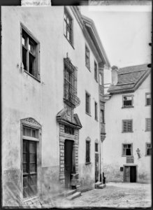 CH-NB - Ilanz, Haus, Fassade, vue partielle - Collection Max van Berchem - EAD-7037
