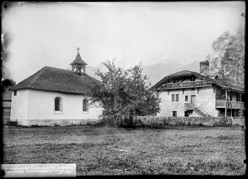 CH-NB - Illarsaz, Chapelle, vue d'ensemble - Collection Max van Berchem - EAD-7620