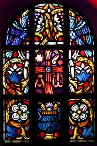 Church window stained glass