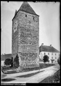 CH-NB - Kaiserstuhl (AG), Oberer Turm, vue d'ensemble extérieure - Collection Max van Berchem - EAD-7073