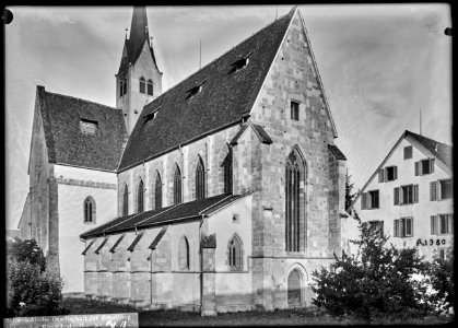 CH-NB - Kappel, Klosterkirche, vue partielle extérieure - Collection Max van Berchem - EAD-6593