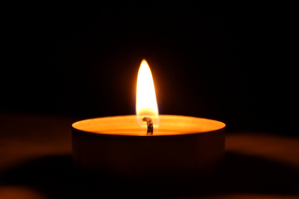 The flame mood evening