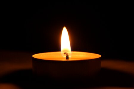 The flame mood evening