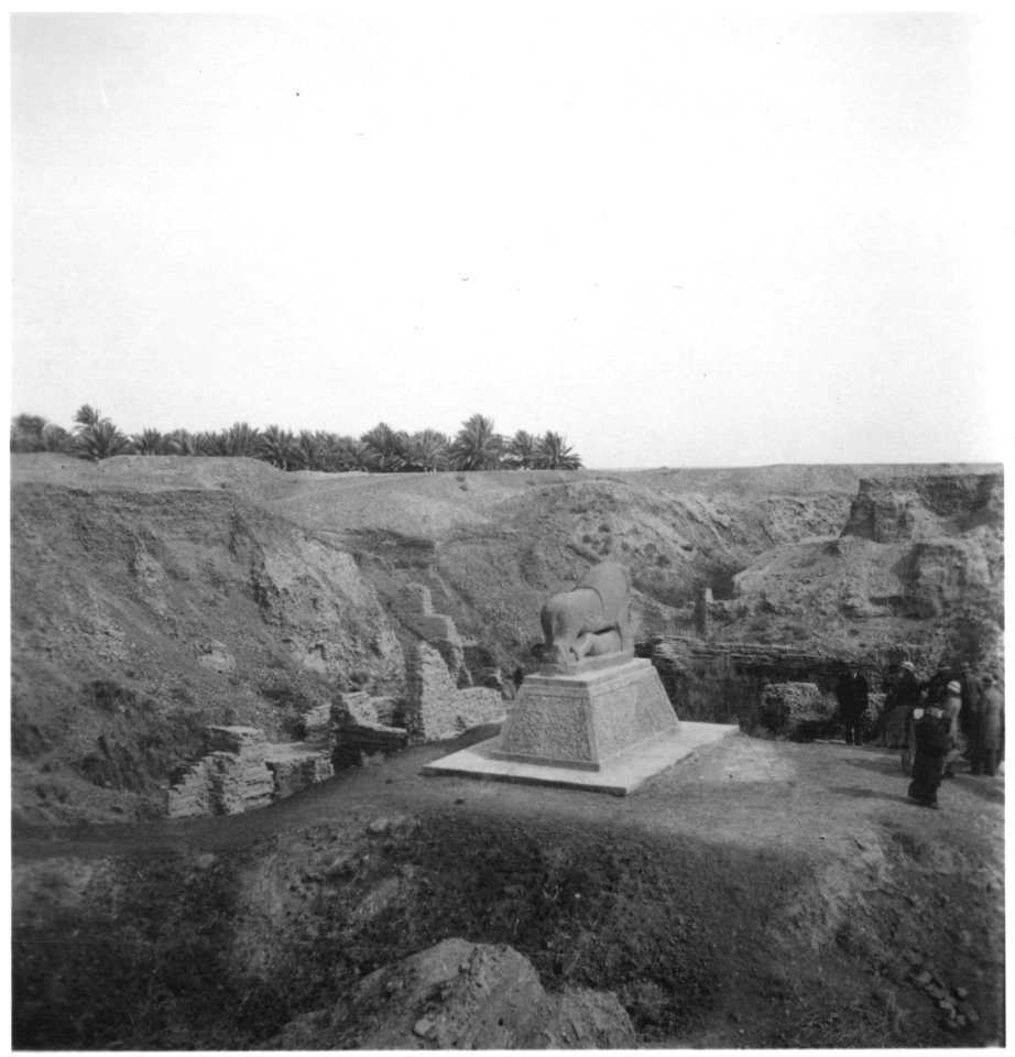 CH-NB - Irak, Babylon- Denkmal Löwe - Annemarie Schwarzenbach - SLA-Schwarzenbach-A-5-03-135