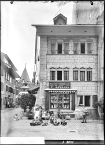 CH-NB - Morat, Maison, Façade, vue partielle - Collection Max van Berchem - EAD-9453