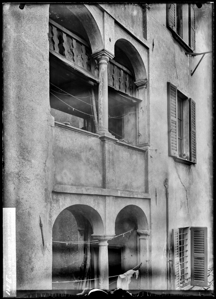 CH-NB - Locarno, Casa, vue partielle extérieure - Collection Max van Berchem - EAD-7127