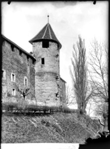 CH-NB - Murten, Ringmauer, vue partielle - Collection Max van Berchem - EAD-6869