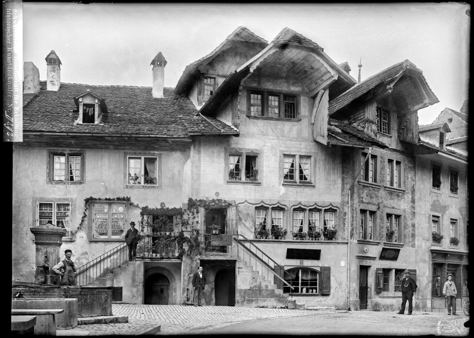 CH-NB - Murten, vue partielle - Collection Max van Berchem - EAD-6877