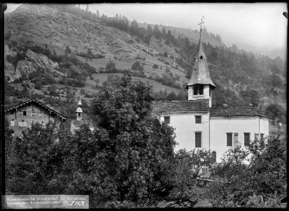CH-NB - Mörel, Kirche, vue partielle - Collection Max van Berchem - EAD-7627