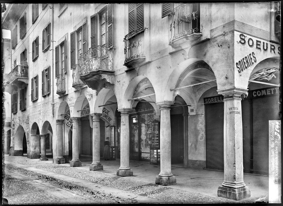 CH-NB - Lugano, Casa, vue partielle extérieure - Collection Max van Berchem - EAD-7131