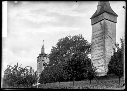 CH-NB - Luzern, Museggmauer, vue partielle - Collection Max van Berchem - EAD-6735