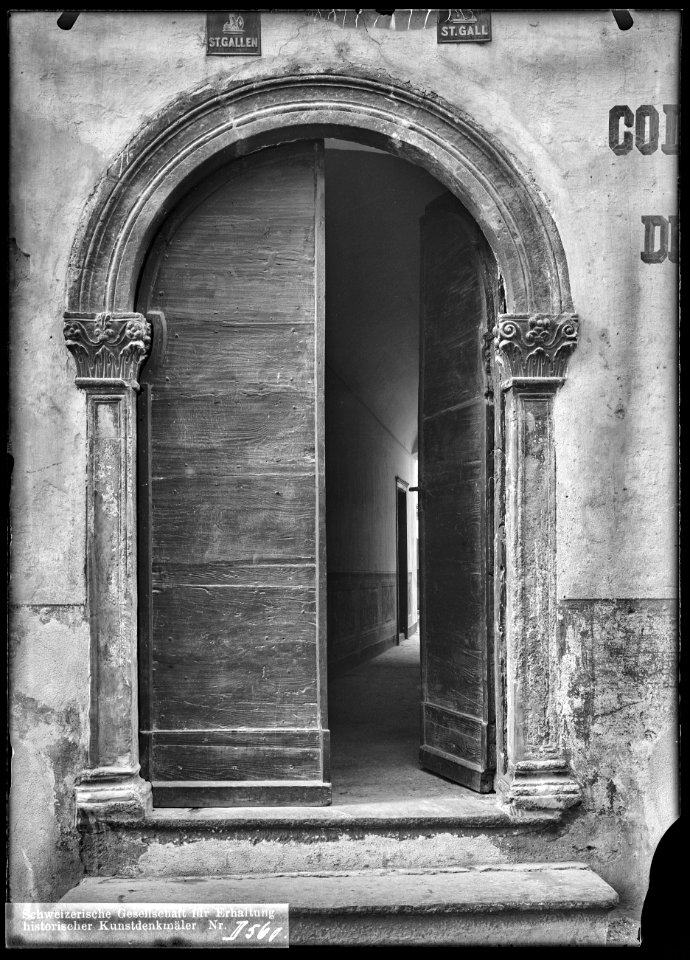 CH-NB - Locarno, Casa, Porta, vue d'ensemble - Collection Max van Berchem - EAD-7147