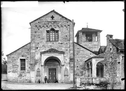CH-NB - Locarno, Chiesa San Vittore, vue partielle extérieure - Collection Max van Berchem - EAD-7151