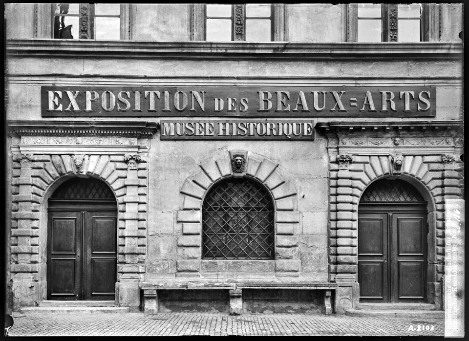 CH-NB - Luzern, Rathaus, vue partielle extérieure - Collection Max van Berchem - EAD-6718
