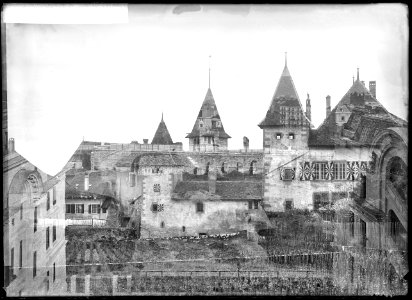 CH-NB - Lutry, Château, vue partielle - Collection Max van Berchem - EAD-9444