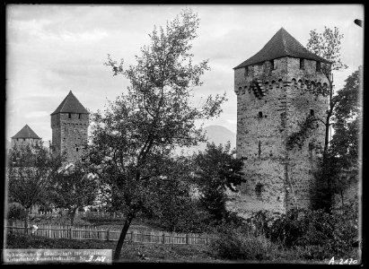 CH-NB - Luzern, Museggmauer, vue partielle - Collection Max van Berchem - EAD-6732