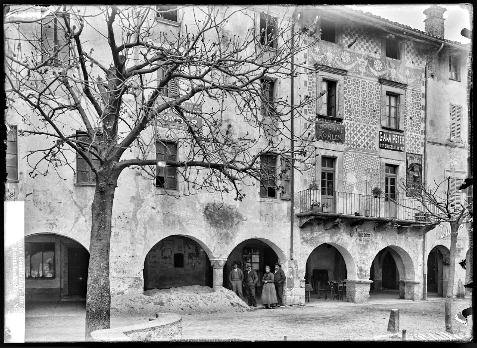 CH-NB - Morcote, Casa, vue partielle extérieure - Collection Max van Berchem - EAD-7136
