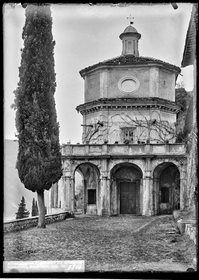 CH-NB - Morcote, Oratorio di Sant'Antonio di Padova, vue partielle - Collection Max van Berchem - EAD-7133