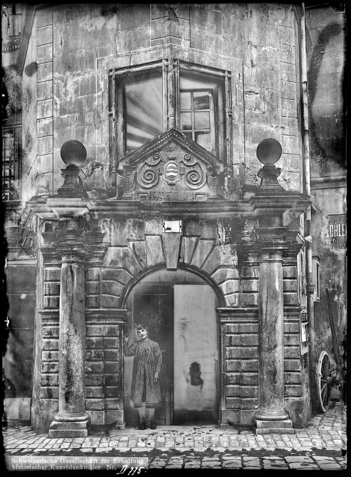 CH-NB - Morges, hôtel de ville, vue partielle extérieure - Collection Max van Berchem - EAD-7362