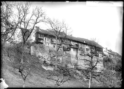 CH-NB - Moudon, Le Bourg, vue partielle - Collection Max van Berchem - EAD-7372