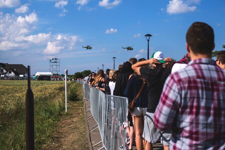 Fence festival field photo