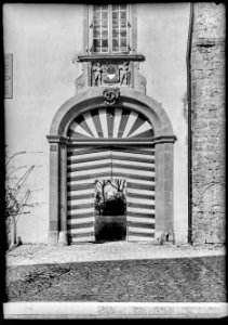 CH-NB - Murten, Schloss, vue partielle extérieure - Collection Max van Berchem - EAD-6876
