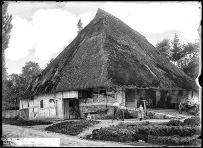 CH-NB - Möhlin, Bauernhaus, vue partielle extérieure - Collection Max van Berchem - EAD-7082
