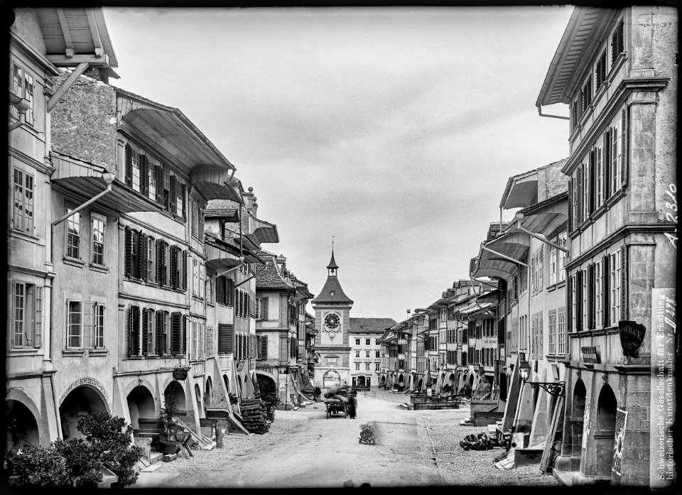 CH-NB - Murten, vue partielle - Collection Max van Berchem - EAD-6873