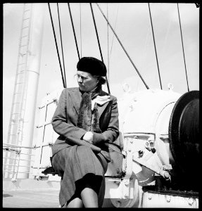 CH-NB - Nordatlantik- Schiffsüberfahrt - Annemarie Schwarzenbach - SLA-Schwarzenbach-A-5-10-046