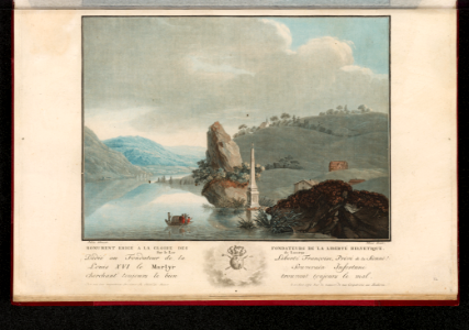 CH-NB - Monument érigé à la gloire des fondateurs de la liberté helvetique sur le Lac de Lucerne - Collection Gugelmann - GS-GUGE-219-97