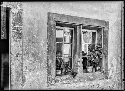 CH-NB - Moudon, Maison du Bourg, vue partielle extérieure - Collection Max van Berchem - EAD-7377