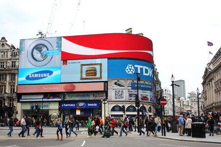 London trafalgar square england photo