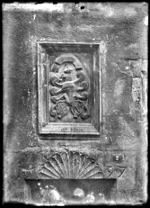 CH-NB - Nyon, Rue Delafléchère 2, Armoirie, vue d'emsemble - Collection Max van Berchem - EAD-7395