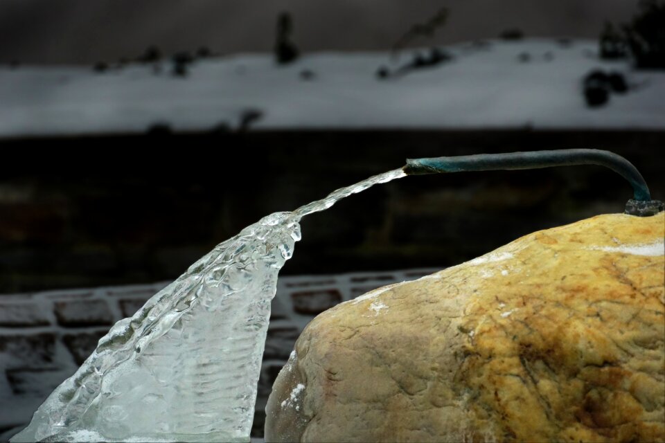 Ice stone winter