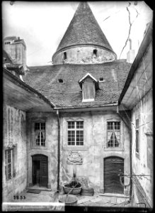 CH-NB - Oron, Château, vue partielle - Collection Max van Berchem - EAD-7421