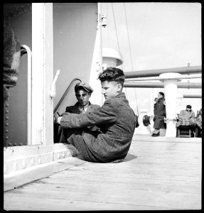 CH-NB - Nordatlantik- Schiffsüberfahrt - Annemarie Schwarzenbach - SLA-Schwarzenbach-A-5-10-030