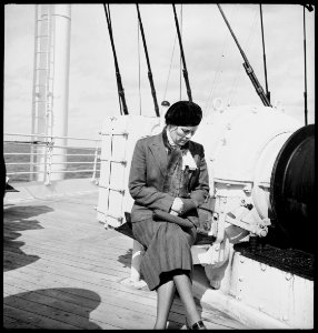 CH-NB - Nordatlantik- Schiffsüberfahrt - Annemarie Schwarzenbach - SLA-Schwarzenbach-A-5-10-047