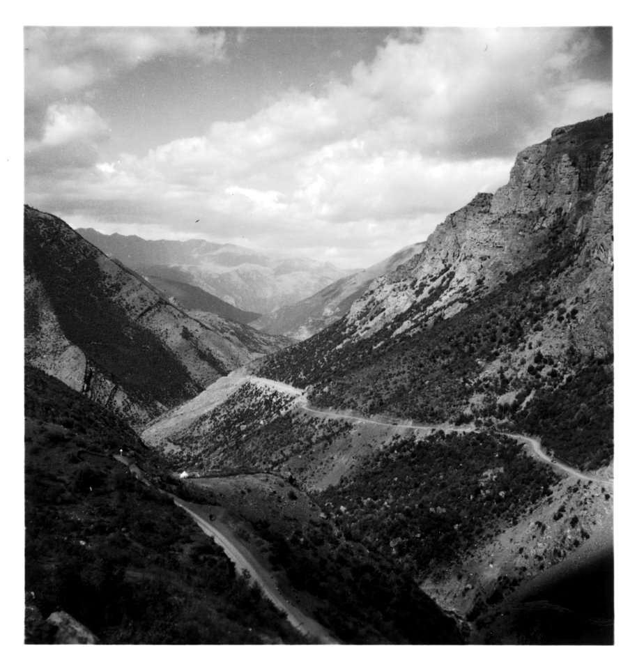 CH-NB - Persien, Schalus-Pass (Chalus Strasse) im Elburs-Gebirge (Elburz)- Landschaft - Annemarie Schwarzenbach - SLA-Schwarzenbach-A-5-06-307