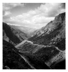 CH-NB - Persien, Schalus-Pass (Chalus Strasse) im Elburs-Gebirge (Elburz)- Landschaft - Annemarie Schwarzenbach - SLA-Schwarzenbach-A-5-06-307